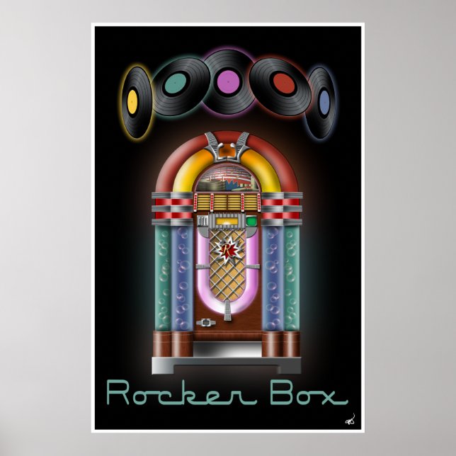 Poster i Rocker Box Jukebox (Framsidan)