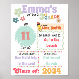 Poster i skolan förra dagen