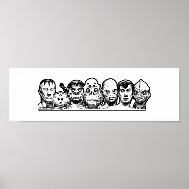 Poster i skurkgalleriet (Framsidan)