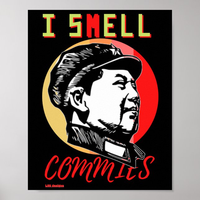 poster "I SMELL COMMIES 2: MAO" (Framsidan)