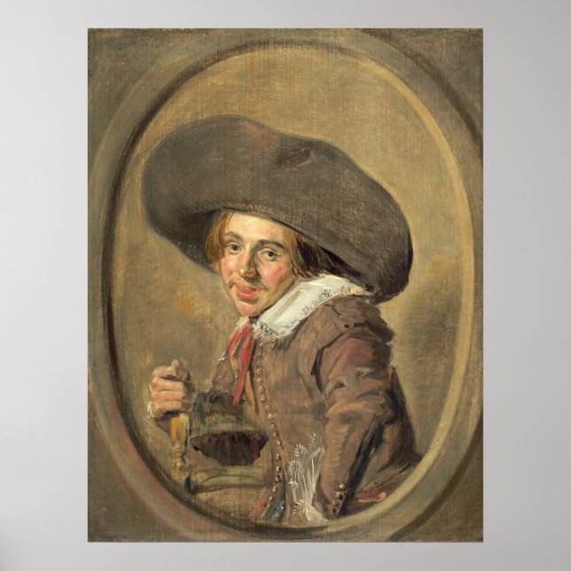 Poster i stor hatt - Frans Hals Fine Art  (Framsidan)