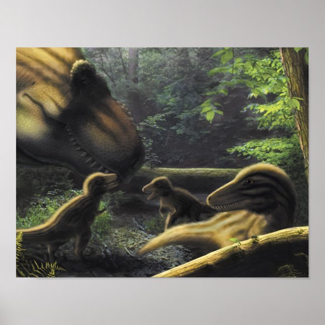 Poster i T.rex-familjen (Framsidan)