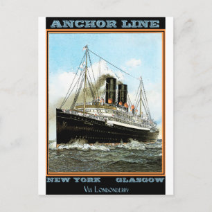 poster i vintage resor: Ankarrad Vykort