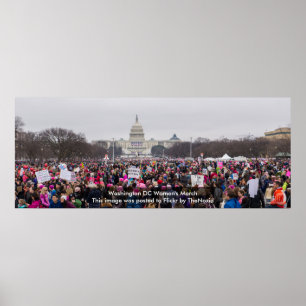 Poster i Washington DC:s kvinnokonferens 2017