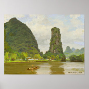 Poster i Yanshuo i konstform Shutongberget