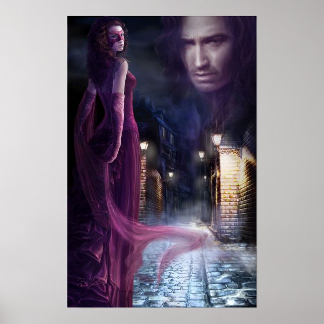 poster ilustración "Noches de Pecado" (Framsidan)