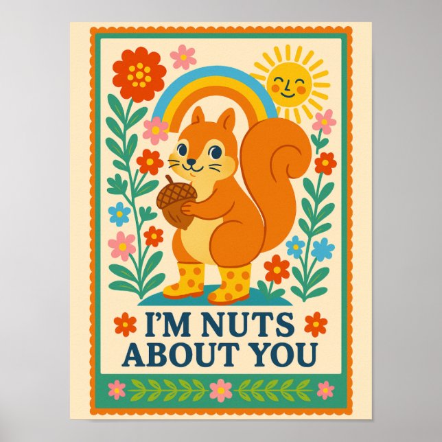 Poster I'm nuts about you Ardilla (Framsidan)