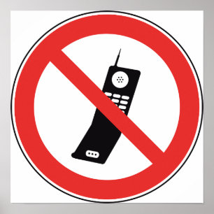 Poster ingen mobiltelefonsignatur