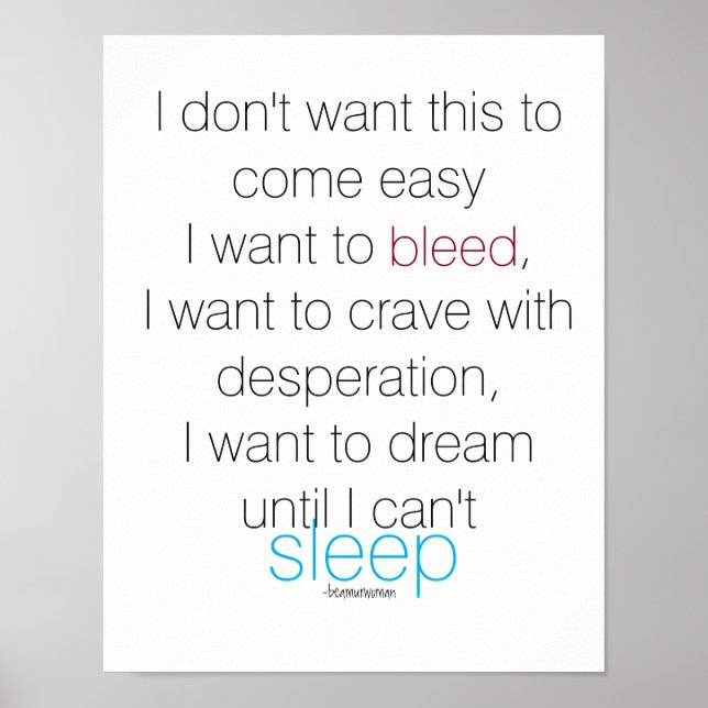 Poster inspirationsofferter som jag vill drömma (Framsidan)