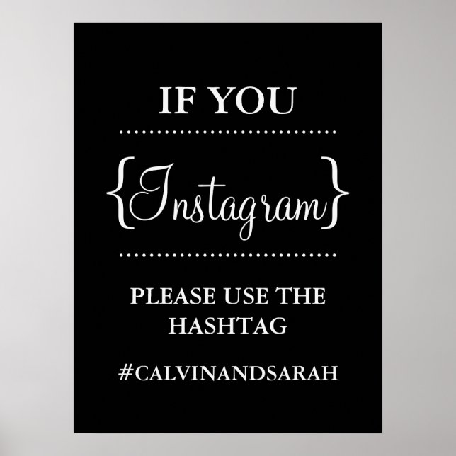 Poster - Instagram-meddelande (Framsidan)