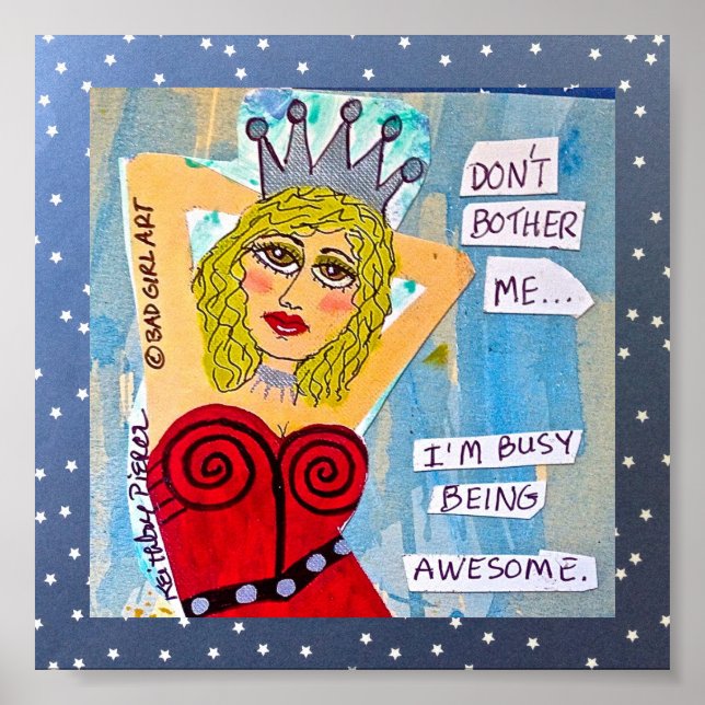 POSTER INTE BÅDA MIG. JAG ÄR SÄKER PÅ ATT VARA FAN (Framsidan)