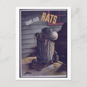 Poster inte_Mata_Råttor.-_-_NARA_Propaganda Vykort