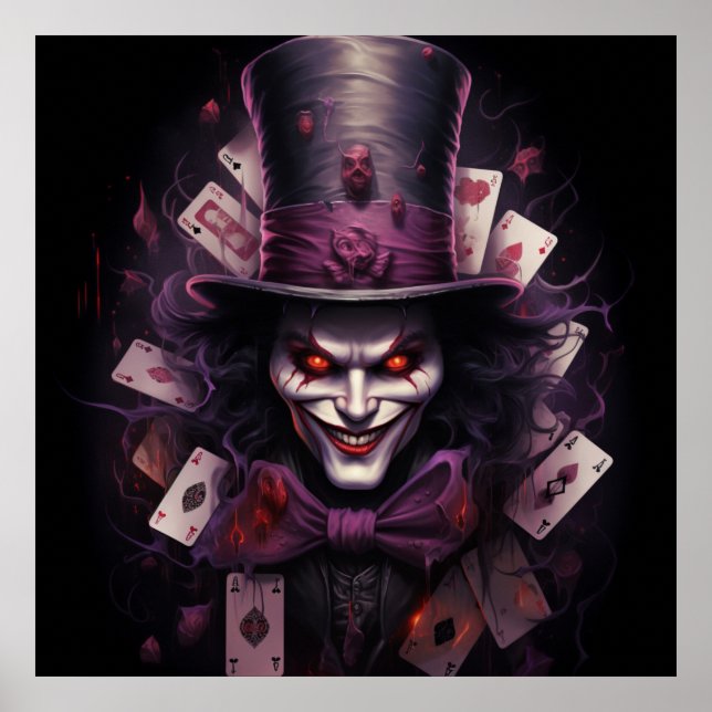 Poster Intrigue du Joker dans le Jeu de Cartes (Framsidan)