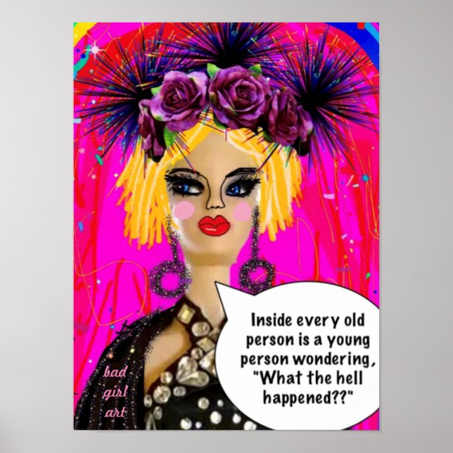 POSTER Inuti varje gammal person är en yngre perso (Framsidan)