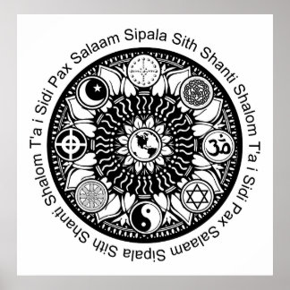 poster iPeace Mandala