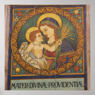 Poster - italienska Madonna
