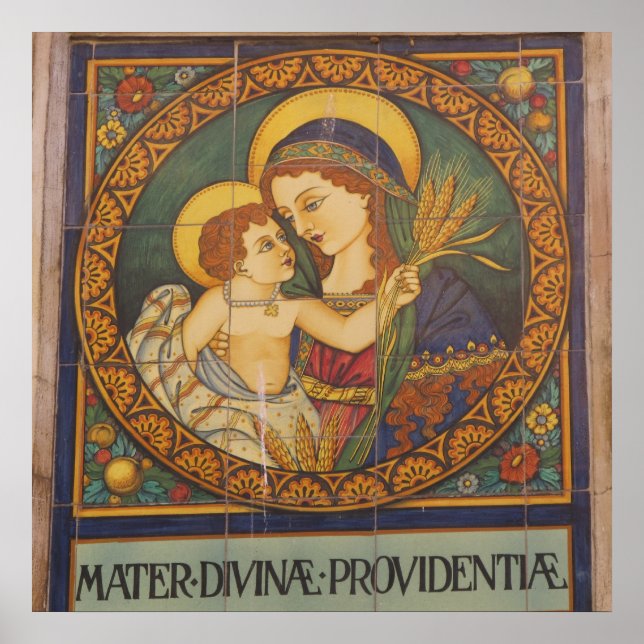 Poster - italienska Madonna (Framsidan)