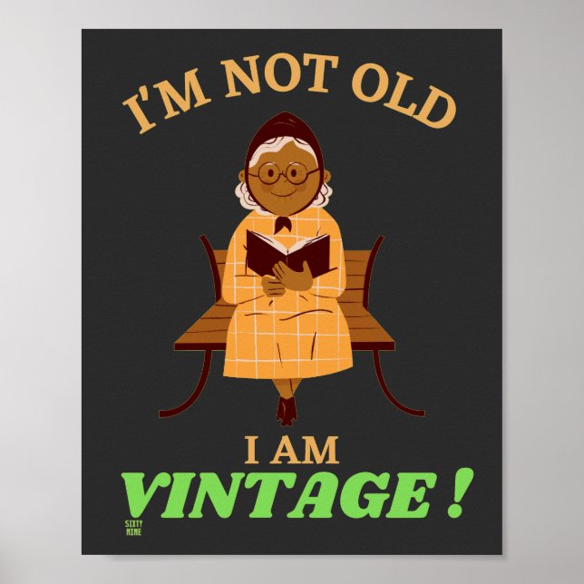 poster "JAG ÄR INTE GAMMAL...2" (Framsidan)