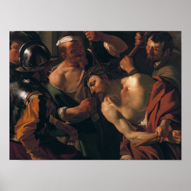 Poster Jesus Kristus w. Krona i Thorns (Framsidan)