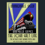 Poster - John Galt Line Travel Poster<br><div class="desc">John Galt Line trafikerar 1900 miles huvudspår i Southern Colorado,  Arizona,  New mexico och Utah. Förutom systemfrakt erbjuder våra utväxlingsportaler i Denver,  Phoenix,  Salt Sjö City och Yeso enkel åtkomst till internationell-marknaden. John Galt Line finns för att  ditt transport behov.</div>