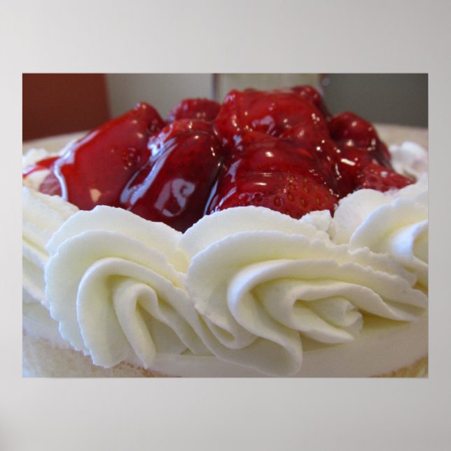 Poster—Jordgubbskädda Poster (Framsidan)