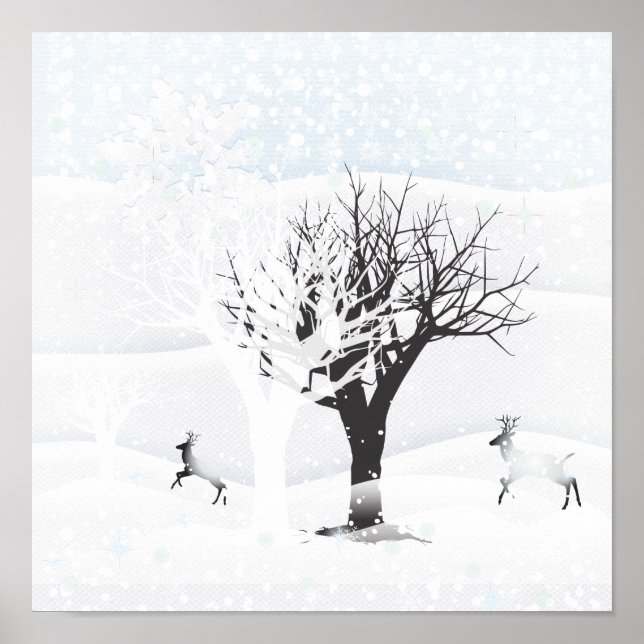 Poster Julsnäcka Fairy Tale. Fantasy Forest (Framsidan)