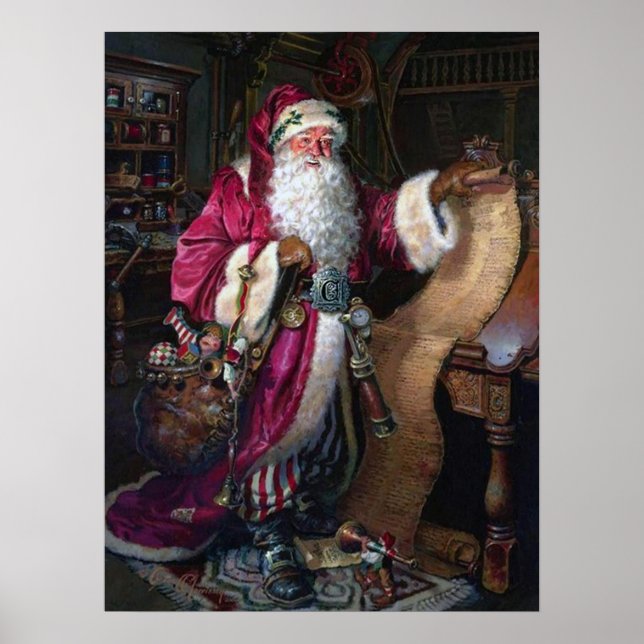 poster jultomten i jultomten (Framsidan)