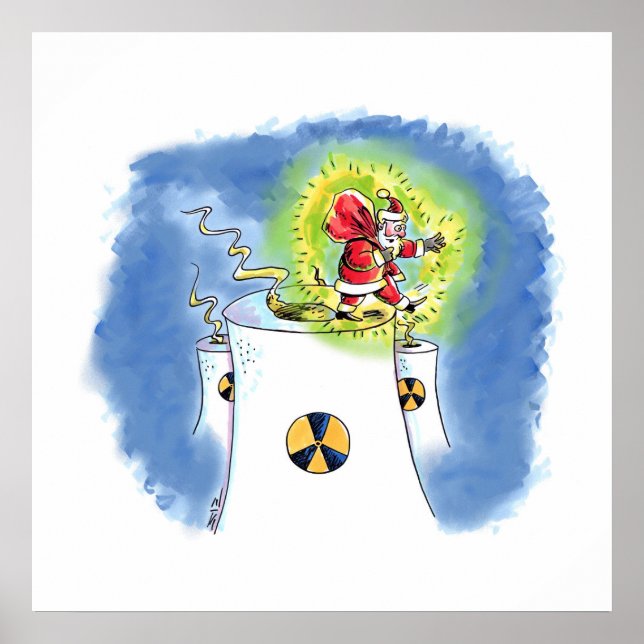 Poster Jultomten-projektionsyta (Framsidan)