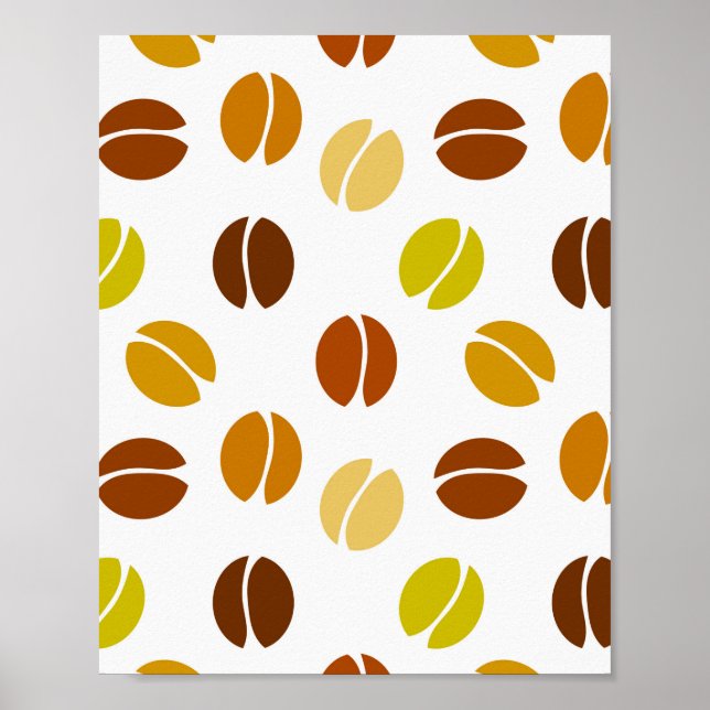 Poster kaffebönor (Framsidan)