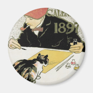 Poster kalender 1897 magnet