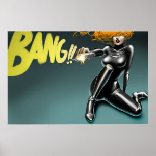 POSTER/KANVASTRYCK ・ Min baby sköt ner mig Poster