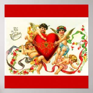 Poster Kärlek Art-Vintage Valentine 11