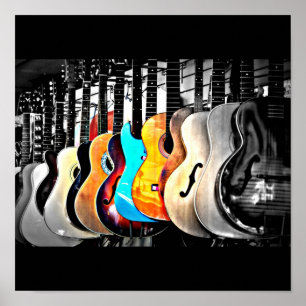Poster Kärlek i konst-Guitars 2