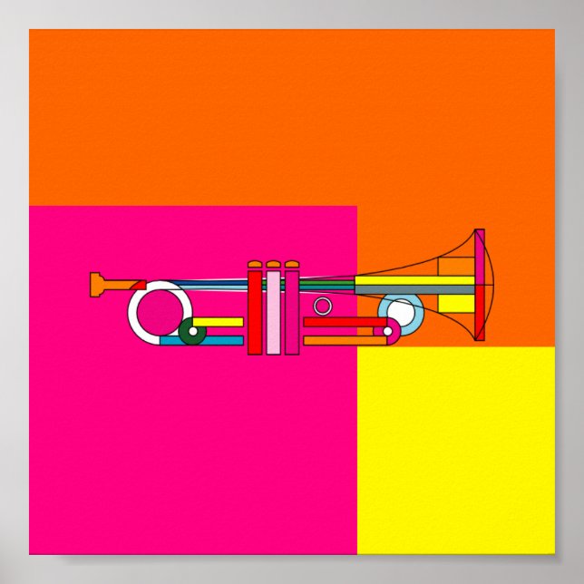 Poster Kärlek i konsten-NeonTrumpet (Framsidan)