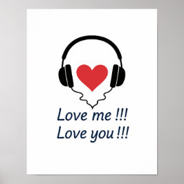 poster kärlek mig kärlek dig