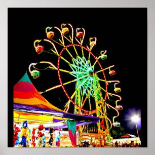 Poster-karnival/Amusement Park Art-24 Poster