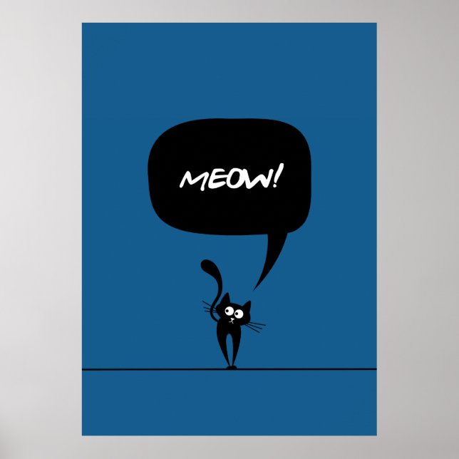 poster kattunge blå 1 (Framsidan)