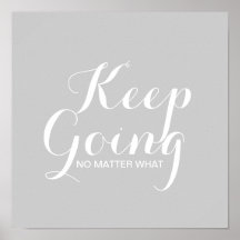 Poster - Keep going