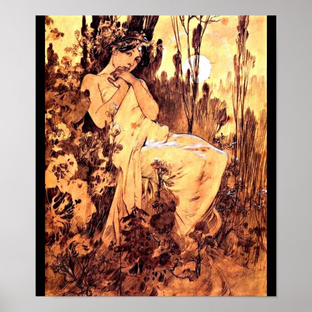 Poster-Klassisk/Vintage-Alphonse Mucha 127 Poster (Framsidan)