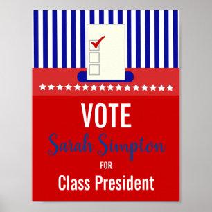 poster klassordförande, student rådet