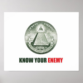 poster know your enemy illuminati