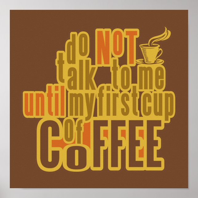 POSTER KOFFET FÖRST (Framsidan)