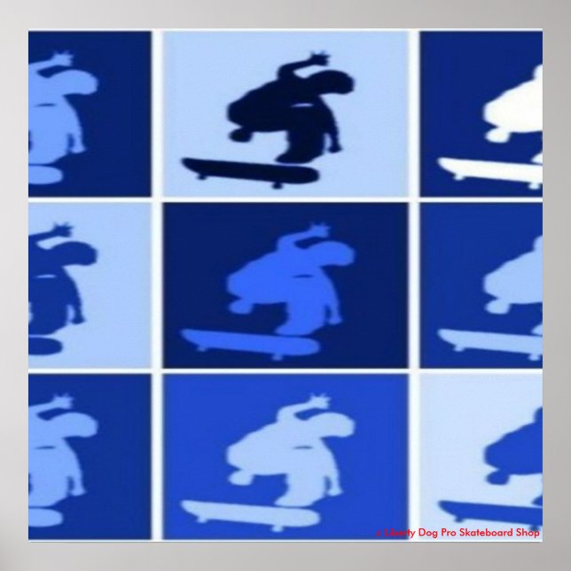 POSTER KOLOSSAL SHREDDER PRO SKATEBOARDING WALL (Framsidan)