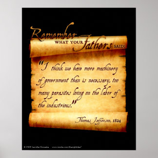 Poster - Kom ihåg vad Far sa