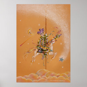 Poster, konst - Karousel Jester Poster