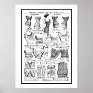Poster Korset 1909-1910 Annons