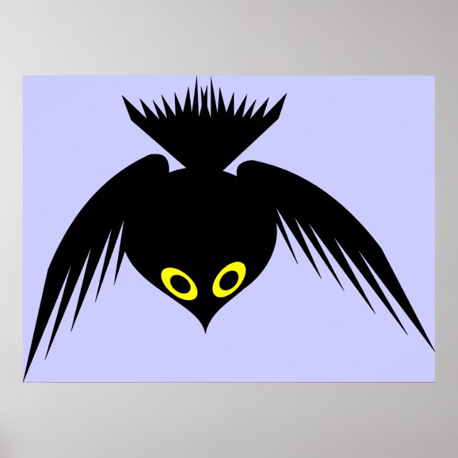 Poster kråka (Framsidan)