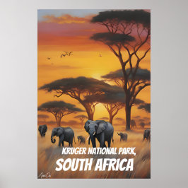 Poster | Kruger nationalpark | Art