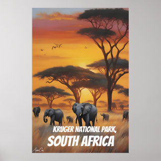Poster | Kruger nationalpark | Art