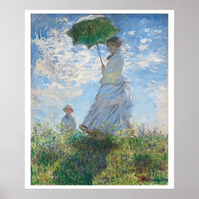 poster "KVINNA MED PARASOL" (Framsidan)